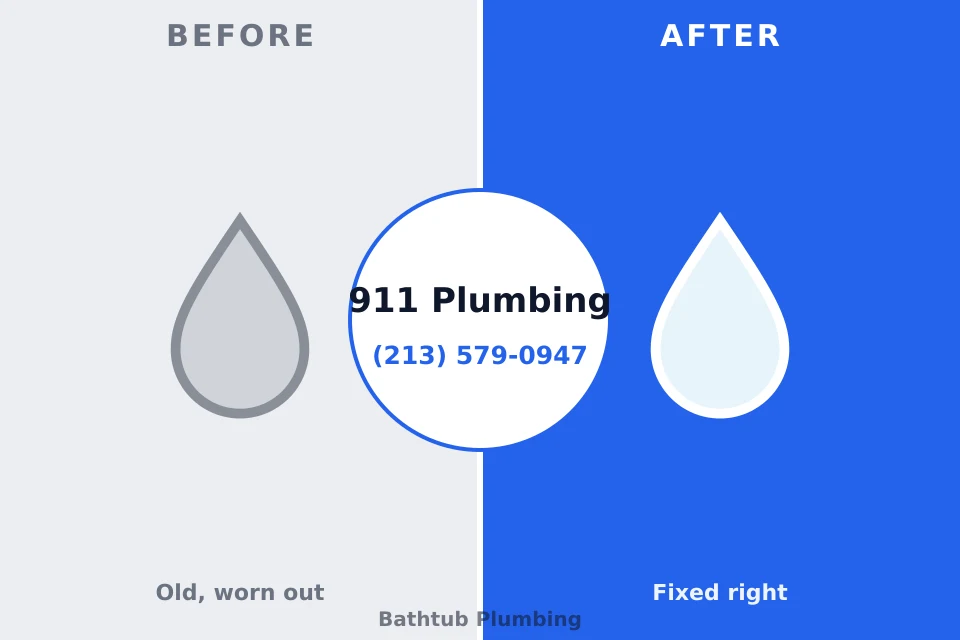 Before and after: plumbing company Fair Lakes, VA